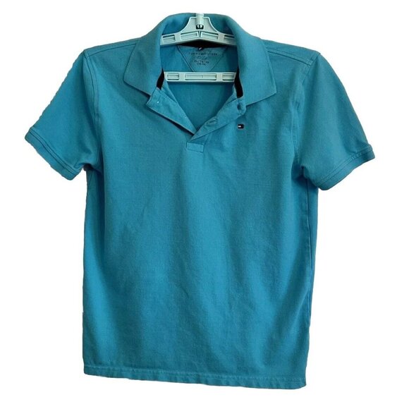 Tommy Hilfiger Other - Tommy Hilfiger Boys Short Sleeve Polo Shirt Blue Size X-Large (16-18)EUC!